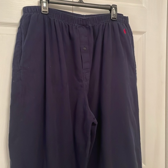 POLO By Ralph Lauren Sleepwear Cotton Pants Pajama Pants XL With Pockets - Picture 3 of 10